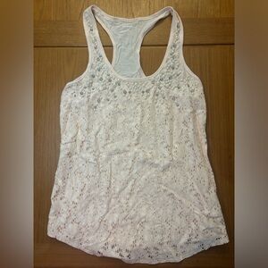 Express Lace Tank Top with Embellishments
